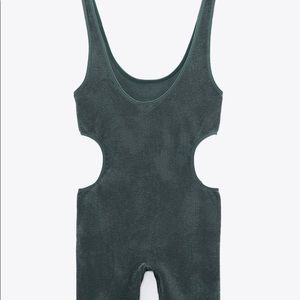 Zara shorts jumpsuit